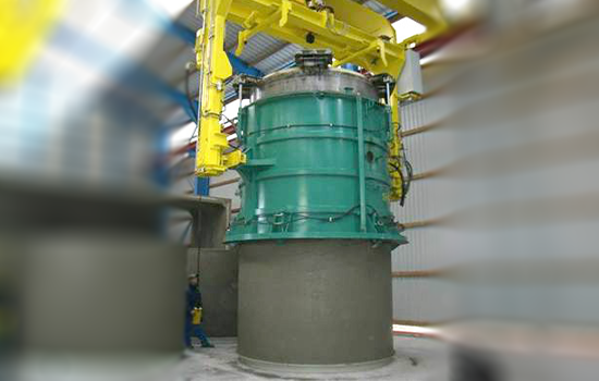 BPM-2500,cuves béton Ø 2500 mm,table vibrante béton,machine semi-automatique préfabrication béton,B+S Engineering,cuves béton