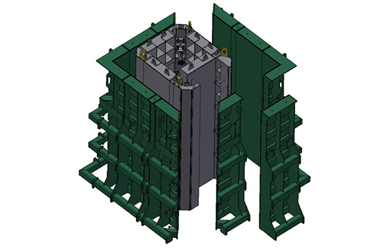 box culverts,dalot béton,moule box culvert,système Boxkompakt,moule intérieur rétractable,démoulage différé,wetcast concrete,modular mould system,B+S Engineering,Dalot en béton préfabriqué,cadre,préfabriqué,fonctionnement,Cadres en béton modulable,dalot